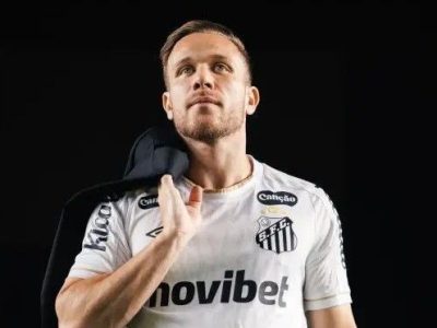 Arthur é anunciado como novo reforço do Santos e celebra em suas redes sociais