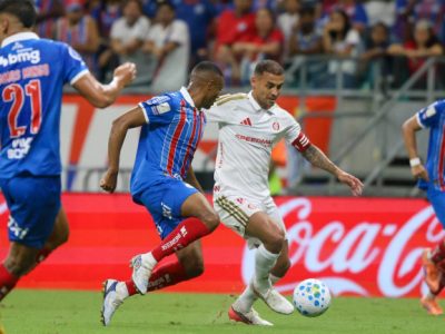 Inter perde para o Bahia e se complica na zona de rebaixamento do Campeonato Brasileiro