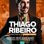 Thiago Ribeiro compartilhará sua trajetória como campeão mundial em palestra neste domingo na Arena Assary