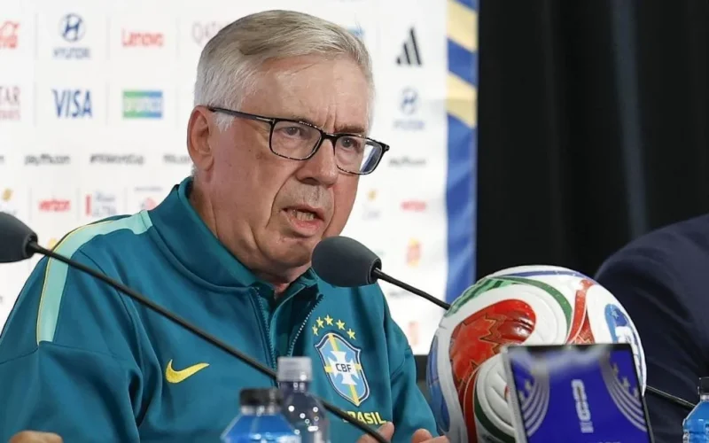 Ancelotti divulga pré-lista com 7 nomes para primeiros amistosos da Seleção Brasileira