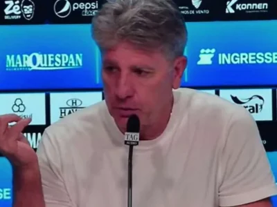 Renato Gaúcho considera empate com Palmeiras uma vitória em meio à pressão no Brasileirão
