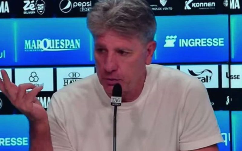 Renato Gaúcho considera empate com Palmeiras uma vitória em meio à pressão no Brasileirão