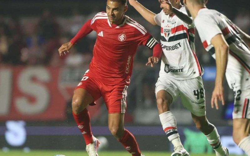 Internacional vive momento crítico e aumenta risco de rebaixamento após derrota para o São Paulo