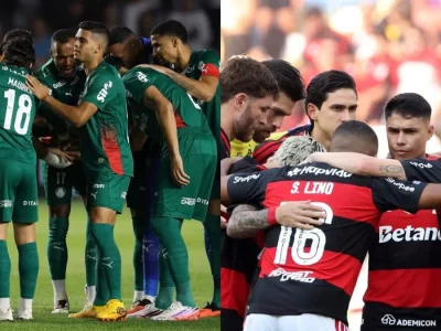 Palmeiras e Flamengo duelam em busca do título do Brasileirão; confira os próximos jogos