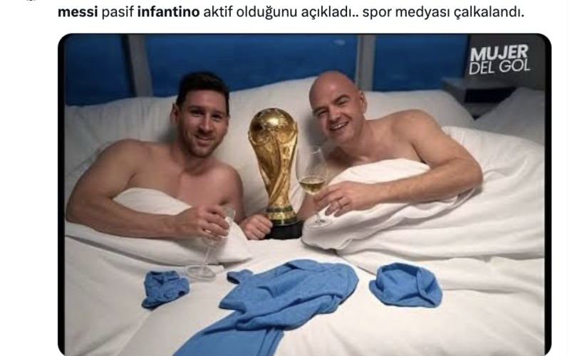 Infantino se atrapalha e vai parar nos memes por suposta torcida à Argentina de Messi