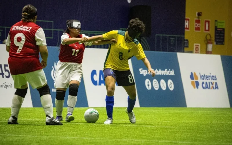 Brasil vence México e garante acesso à final da Copa América de Futebol de Cegos; próximo desafio é contra o Peru