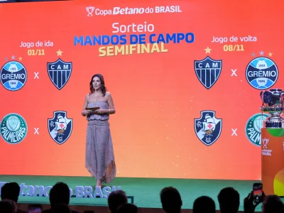 Atlético-MG e Vasco serão mandantes no jogo de volta da semifinal da Copa do Brasil; Grêmio e Palmeiras jogam em casa na ida