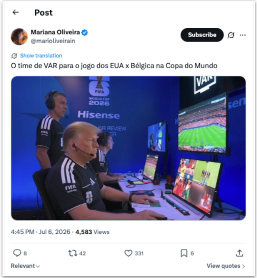 Meme da Bélgica e EUA
