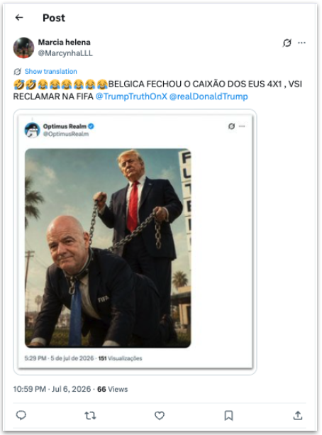 Meme da Bélgica e EUA