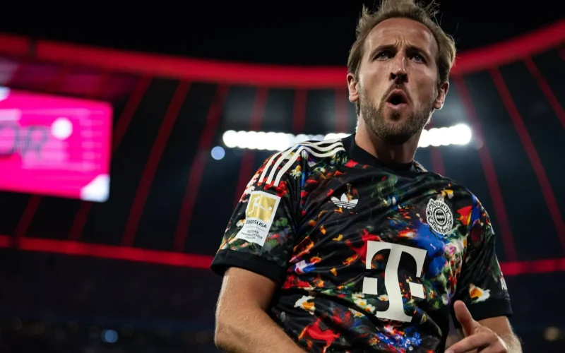 Harry Kane alcança 100 gols em apenas 98 jogos e quebra recorde histórico na Bundesliga durante goleada do Bayern sobre o Union Berlim