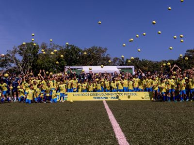 CBF inaugura Centro de Desenvolvimento do Futebol no Piauí com festa para crianças