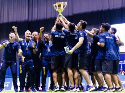 Brasil conquista heptacampeonato na Copa América de futebol de cegos ao vencer Colômbia por 3 a 0 em São Paulo