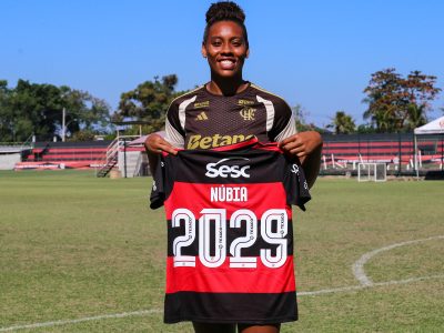 Flamengo renova contrato de Núbia até 2029 e atleta destaca importância da confiança do clube