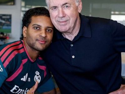 Ancelotti visita CT do Real Madrid para acompanhar recuperação de brasileiros antes de amistosos