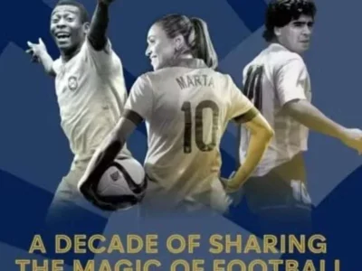 Museu da FIFA celebra 10 anos com exposição digital em homenagem aos ícones da camisa 10, incluindo Pelé e Marta