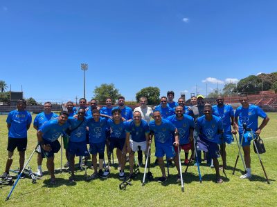 Seleção Brasileira de Futebol para Amputados inicia preparativos para a Copa do Mundo no Estádio Raimundão