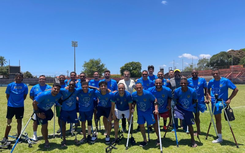 Seleção Brasileira de Futebol para Amputados inicia preparativos para a Copa do Mundo no Estádio Raimundão