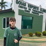 Bernardo Brognoli Schmidt, goleiro de 13 anos, é aprovado nas categorias de base do Goiás