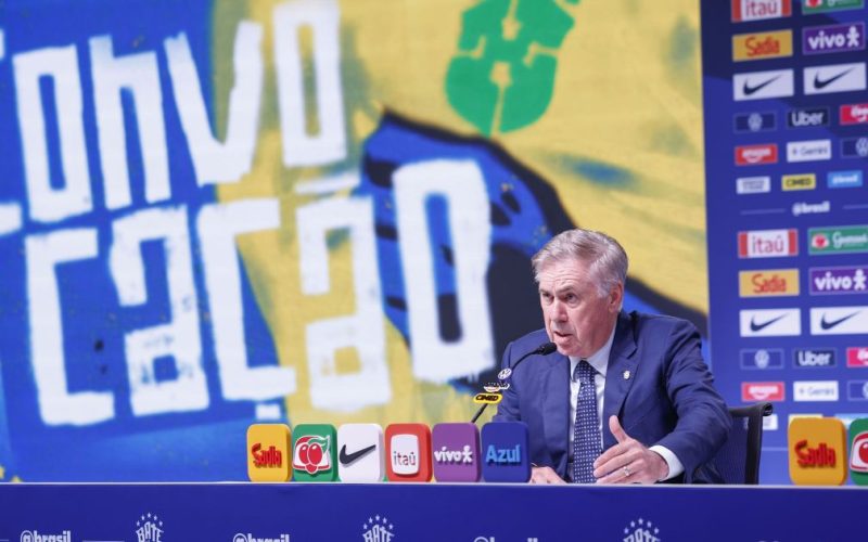 Ancelotti convoca 10 jogadores do futebol brasileiro pela primeira vez em 13 anos para amistosos da Seleção