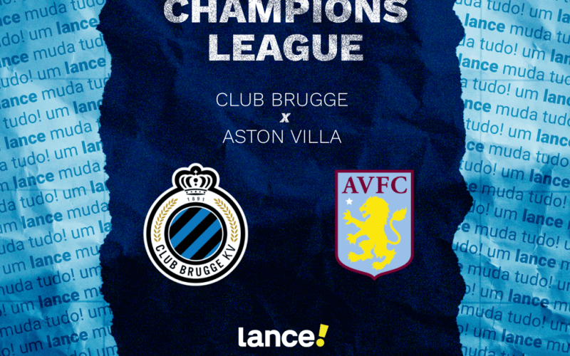 Aston Villa busca recuperação na Champions League contra o Club Brugge nesta terça-feira