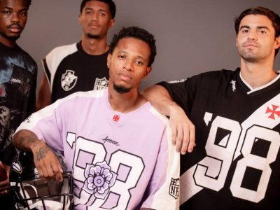 Vasco e NFL fazem parceria inédita e lançam coleção exclusiva para jogo no Maracanã