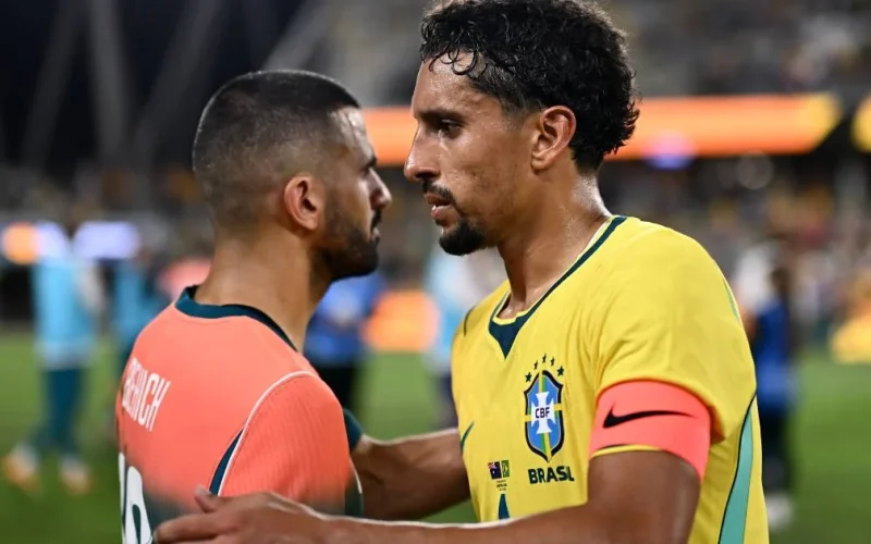 Marquinhos critica desempenho da Seleção Brasileira em empate com a Austrália e aponta necessidade de ajustes nos próximos amistosos