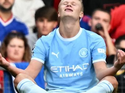 Arbitragem reconhece erro decisivo no gol de Haaland que prejudicou o Manchester United no clássico contra o City