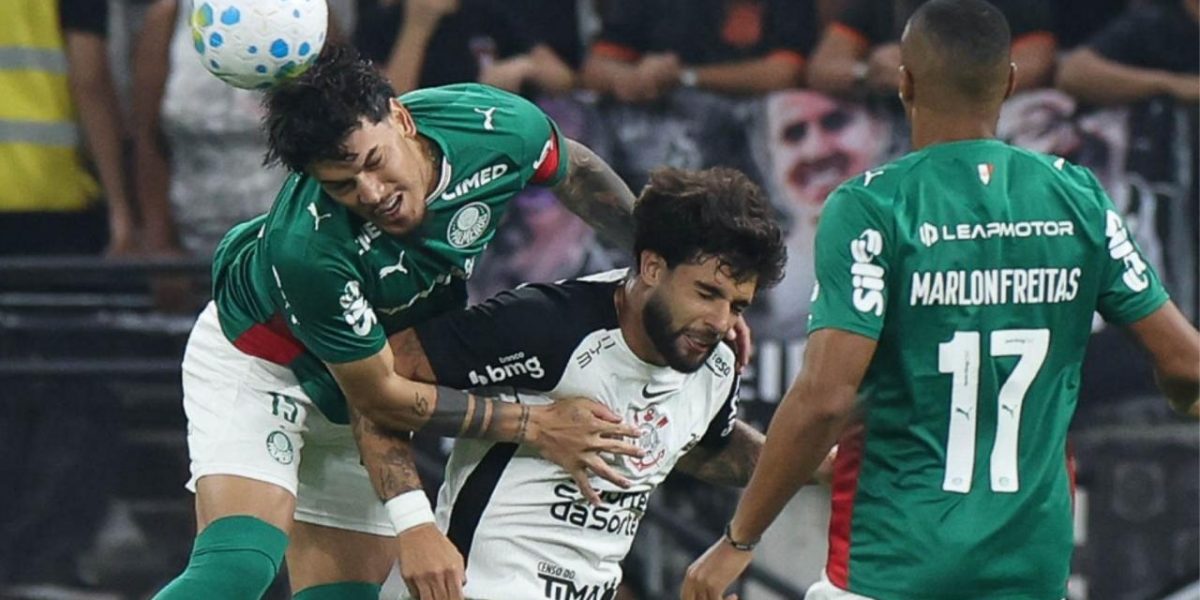 CBF define arbitragem para o clássico Palmeiras x Corinthians no Brasileirão