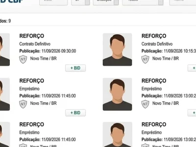Janela de transferências do Brasileirão se encerra nesta sexta-feira (11)