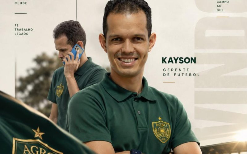 Agro EC contrata Kayson Dias, diretor que levou Goiatuba à Série C, para a nova gestão do clube