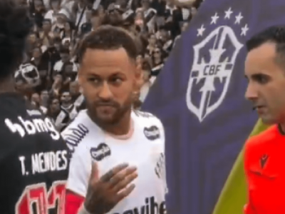 Thiago Mendes ignora Neymar em novo capítulo da ‘treta’ antes de Vasco x Santos