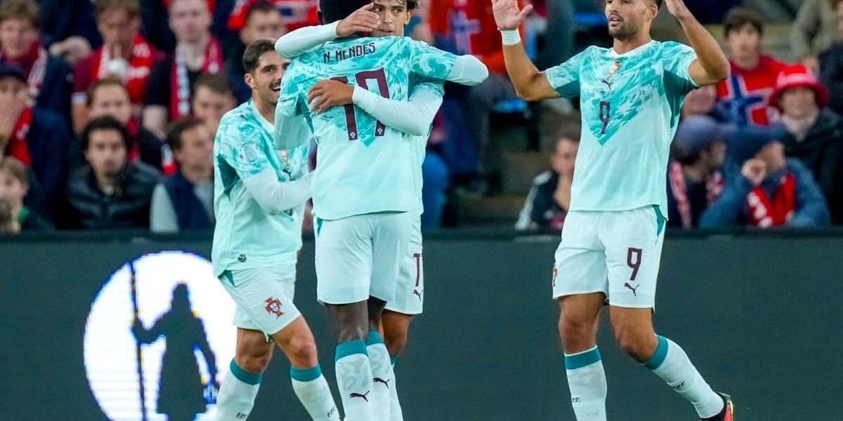 Portugal vence Noruega por 2 a 1 com espetáculo de João Félix e gol de cobertura de Gonçalo Ramos na Nations League