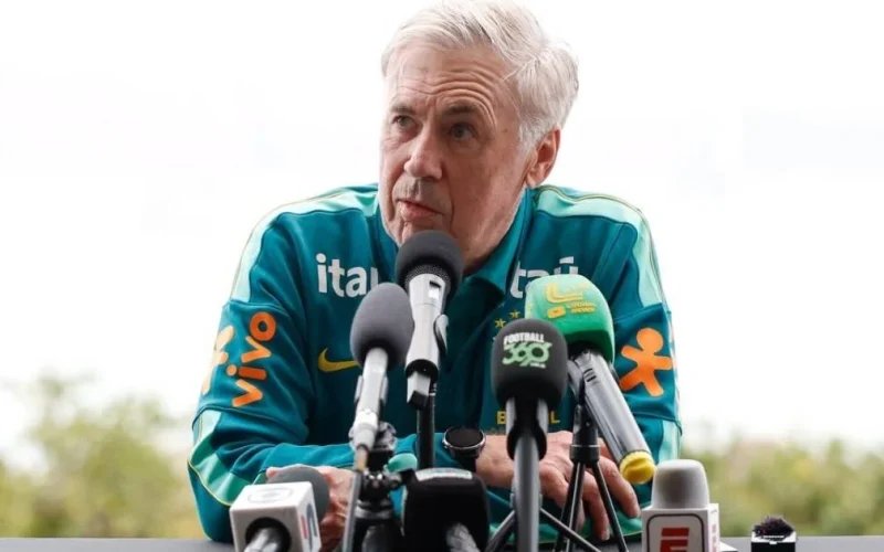 Ancelotti apoia redução do limite de estrangeiros no futebol brasileiro para valorizar talentos locais