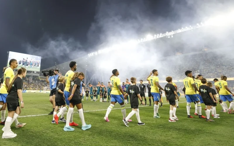 Próximo desafio da Seleção Brasileira será novo amistoso contra a Austrália em Brisbane após empate em 1 a 1