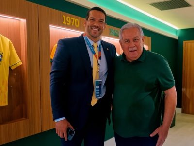 Presidente da CBF, Samir Xaud, visita Campo Grande para inaugurar Centro de Desenvolvimento do Futebol e homenagear figuras do esporte local