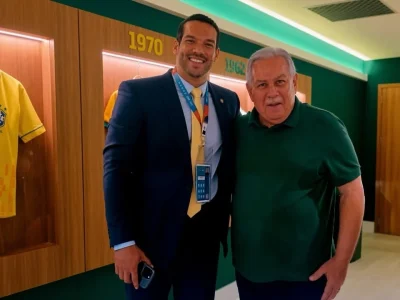 Presidente da CBF, Samir Xaud, visita Campo Grande para inaugurar Centro de Desenvolvimento do Futebol e homenagear figuras do esporte local