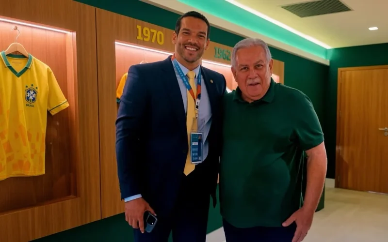 Presidente da CBF, Samir Xaud, visita Campo Grande para inaugurar Centro de Desenvolvimento do Futebol e homenagear figuras do esporte local