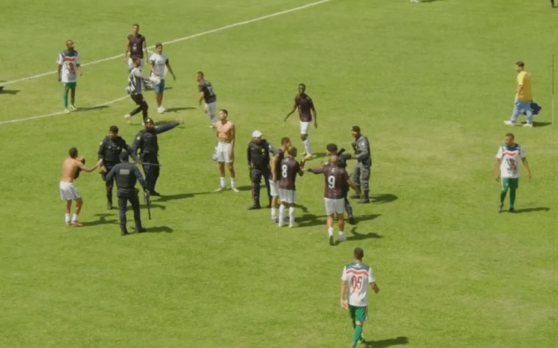Confusão marca quartas de final da Liga de Futebol Amador em Nova Lima após jogo turbulento entre Nova Suíça e Retiro