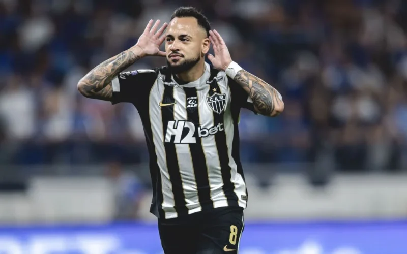 Atlético-MG perde Maycon titular no aquecimento antes do clássico contra o Cruzeiro