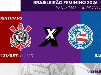 Corinthians e Bahia duelam na TV Brasil pela semifinal do Brasileirão Feminino Série A1 2026