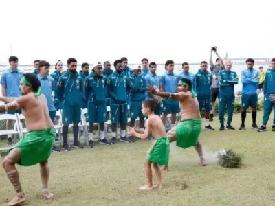 Jogadores da Seleção Brasileira se impressionam com cerimônia aborígene de boas-vindas na Austrália antes do amistoso