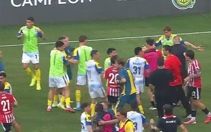 Confusão marca vitória do Rosario Central sobre o Estudiantes na Supercopa da Argentina antes dos confrontos com o Flamengo na Libertadores