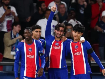 PSG arrasa na estreia da Champions League com goleada de 6 a 1 sobre o Slovan Bratislava