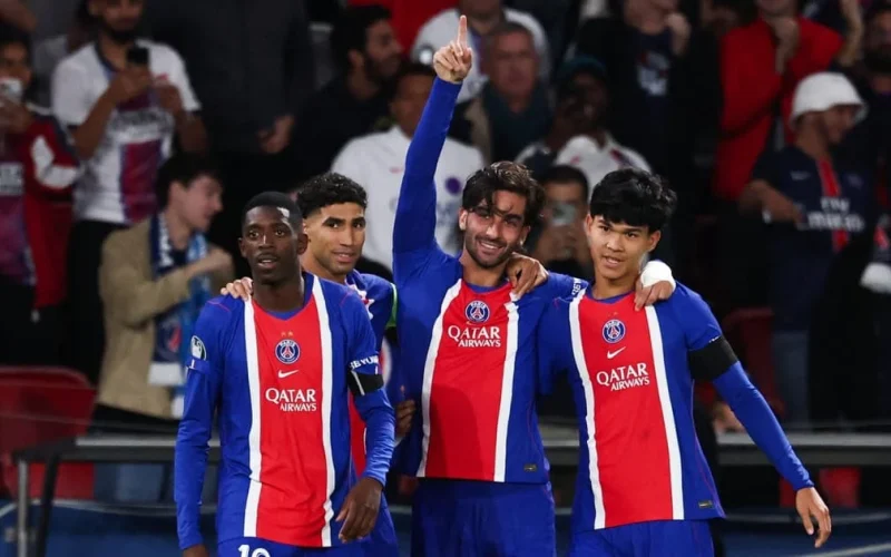 PSG arrasa na estreia da Champions League com goleada de 6 a 1 sobre o Slovan Bratislava