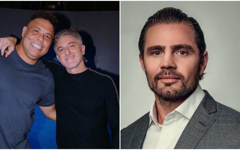 Ronaldo se reúne com Huck e Vorcaro em trama para presidência da CBF, revela revista