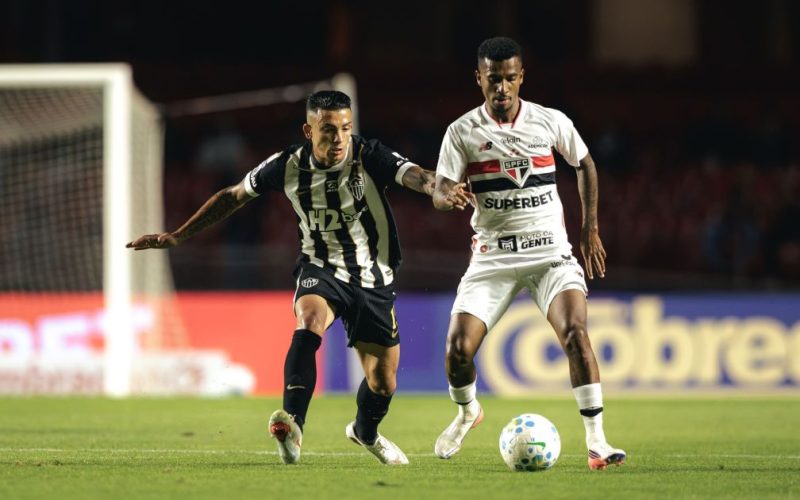 São Paulo derruba Atlético-MG e encerra invencibilidade em vitória por 2 a 0 no Brasileirão