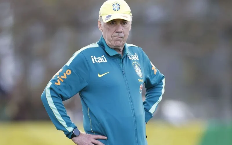 Ancelotti divulga escalação da Seleção Brasileira com estreantes para amistoso contra a Austrália
