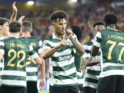 Sporting CP vence Lens por 2 a 0 e lidera a Liga dos Campeões europeus com seis pontos