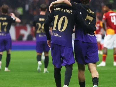 Barcelona vence Galatasaray por 4 a 1 com hat-trick de Yamal na Liga dos Campeões