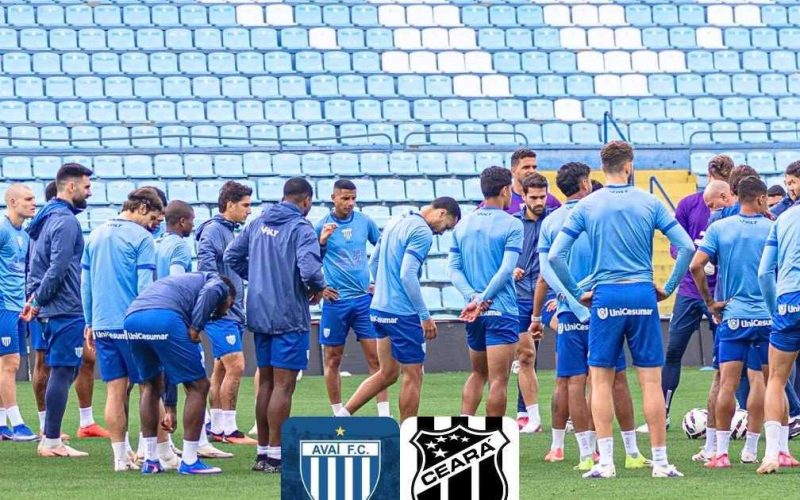 Avaí estreia interino contra Ceará em duelo crucial pela Série B; veja onde assistir e escalações